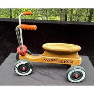 Vintage Radio Flyer 4 Wheel Scooter Wagon Trike Bicycle Toddler